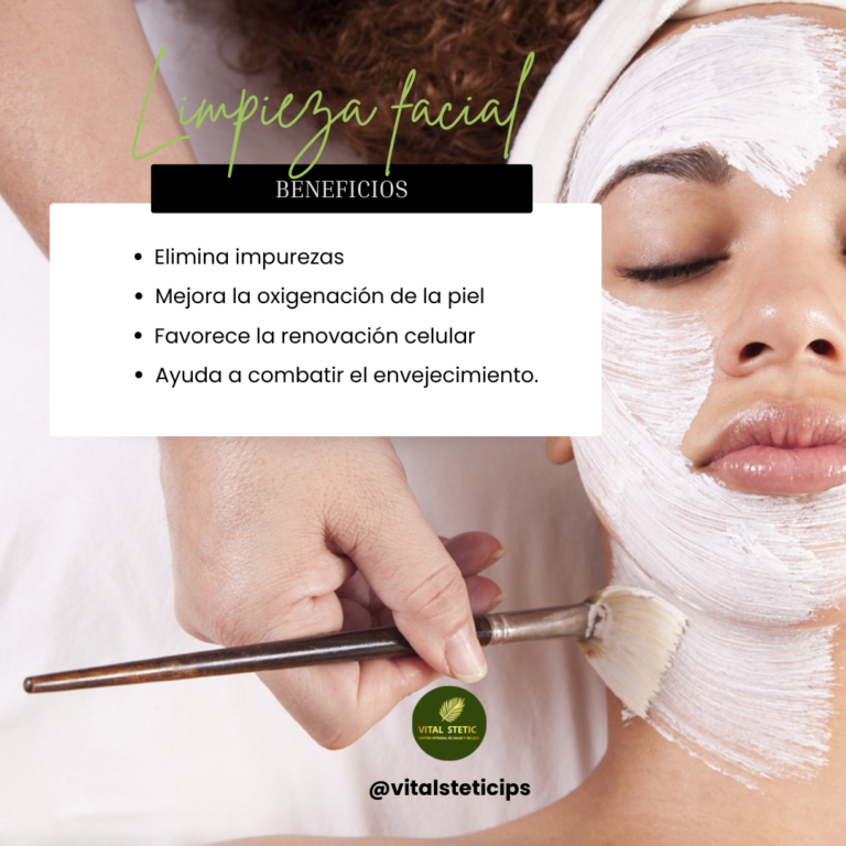 Post de Instagram Limpieza Facial Delicado Verde 768x768
